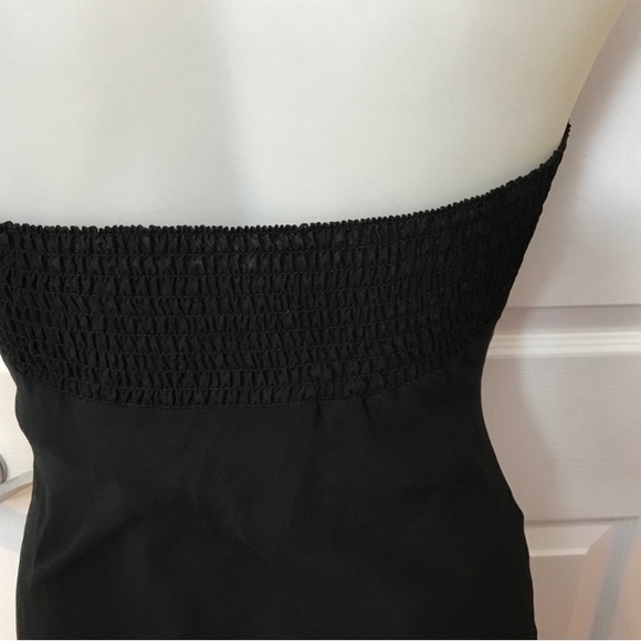 ESPRIT Lined Black Chifon Halter Dress 8 (Small) - Picture 7 of 15